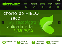Tablet Screenshot of biothec.com